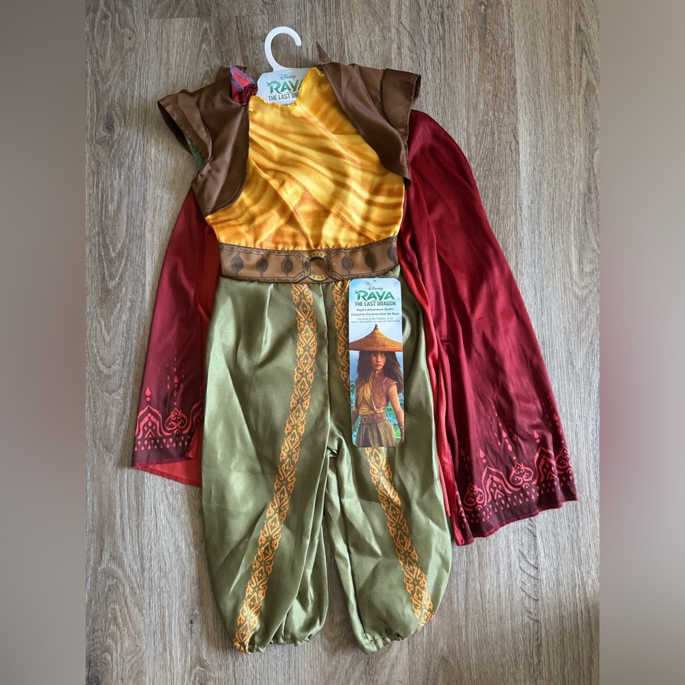 Disney Raya And The Last Dragon Raya’s Adventure Outfit 4-6X